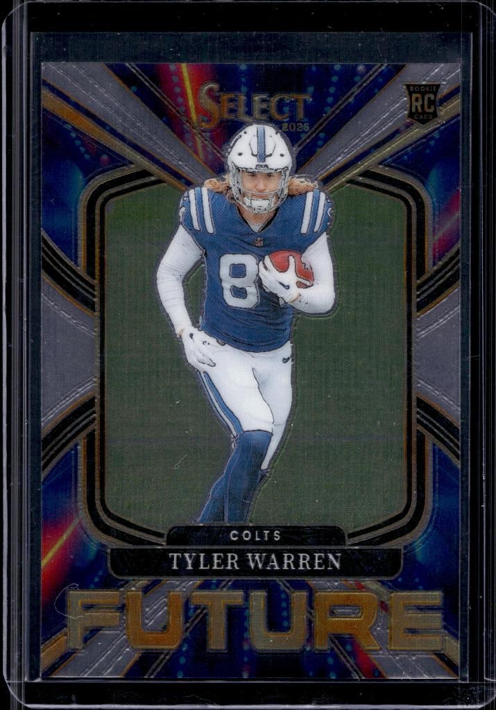 TYLER WARREN 2025 PANINI SELECT FUTURE ROOKIE CARD: NEAR MINT OR BETTER CONDITION 
