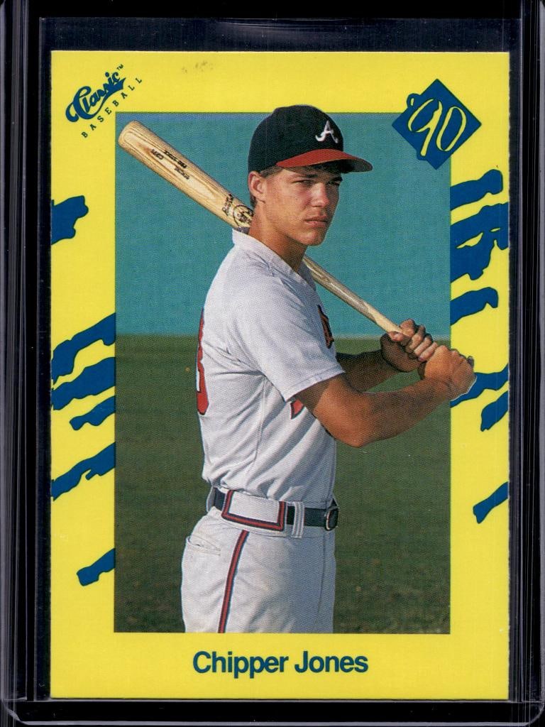 CHIPPER JONES 1990 CLASSIC DRAFT 1ST ROOKIE CARD (1 of 1)