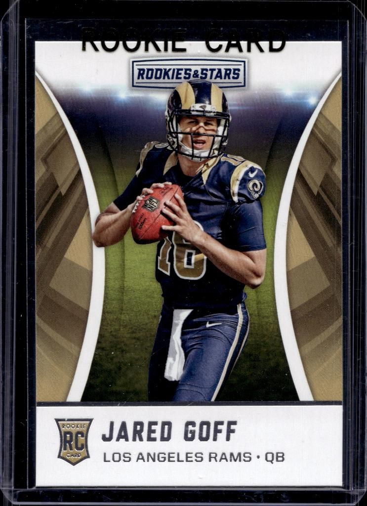 JARED GOFF 2016 PANINI ROOKIES & STARS ROOKIE CARD: NEAR MINT OR BETTER CONDITION 