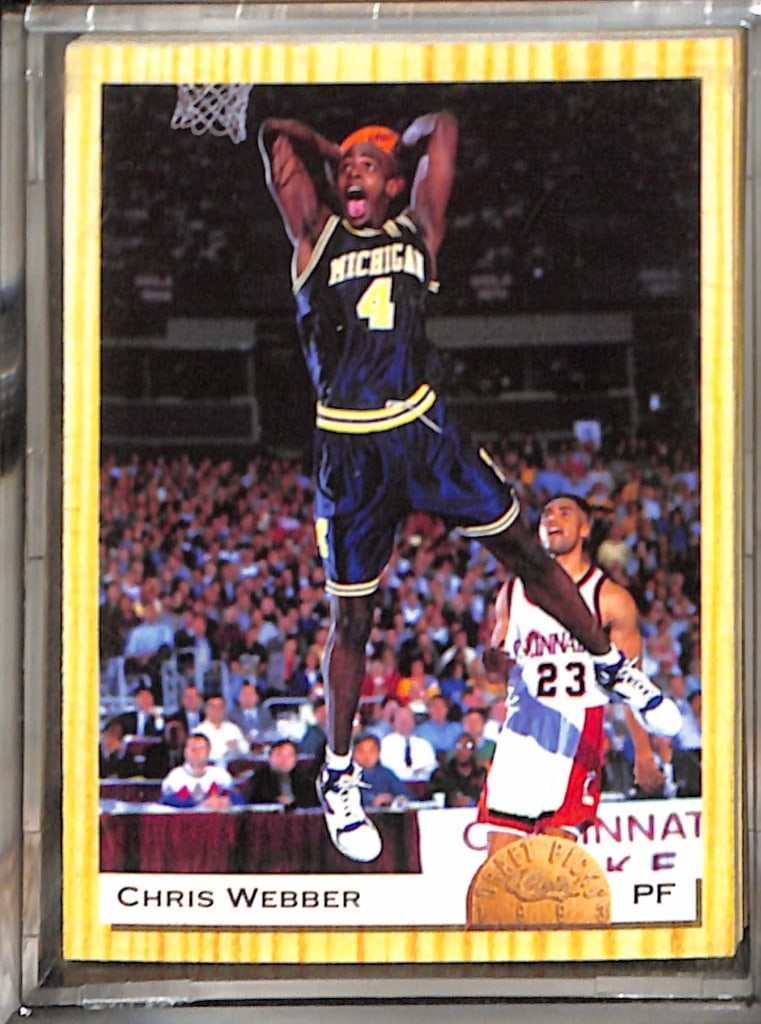1993 CLASSIC DRAFT BASKETBALL SET. WEBBER AND HARDAWAY: NEAR MINT OR BETTER CONDITION 