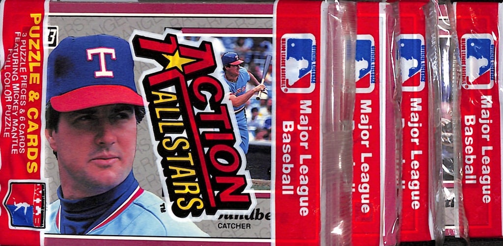 1983 DONRUSS BASEBALL ACTION STARS JUMBO 5 PACK LOT: NEAR MINT OR BETTER CONDITION 