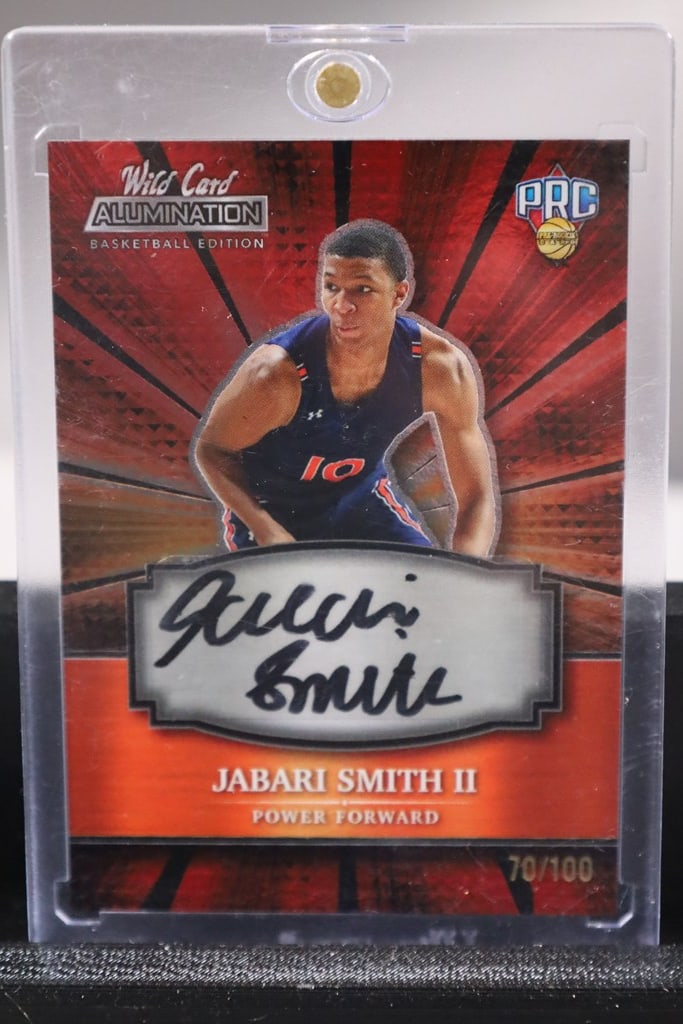 JABARI SMITH JR 2022 WILD CARD AUTOGRAPH ROOKIE CARD: NEAR MINT OR BETTER CONDITION 