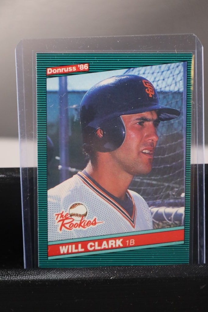 WILL CLARK 1986 DONRUSS THE ROOKIES ROOKIE CARD: NEAR MINT OR BETTER CONDITION 