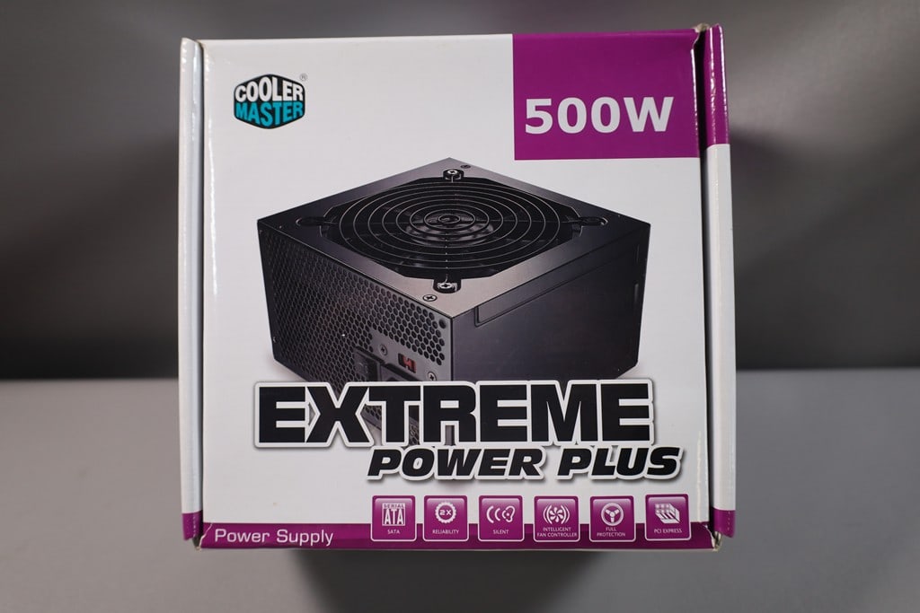 POWER SUPPLY: A GENTLY USED 500W EXTREME POWER PLUS POWER SUPPLY. 