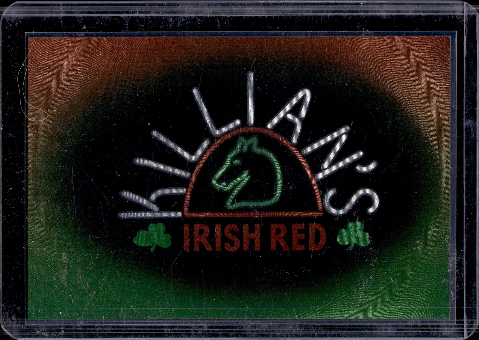 KILLIANS IRISH RED 1995 COORS BREWING NEON LIGHTS CHROMIUM INSERT: NEAR MINT OR BETTER CONDITION 