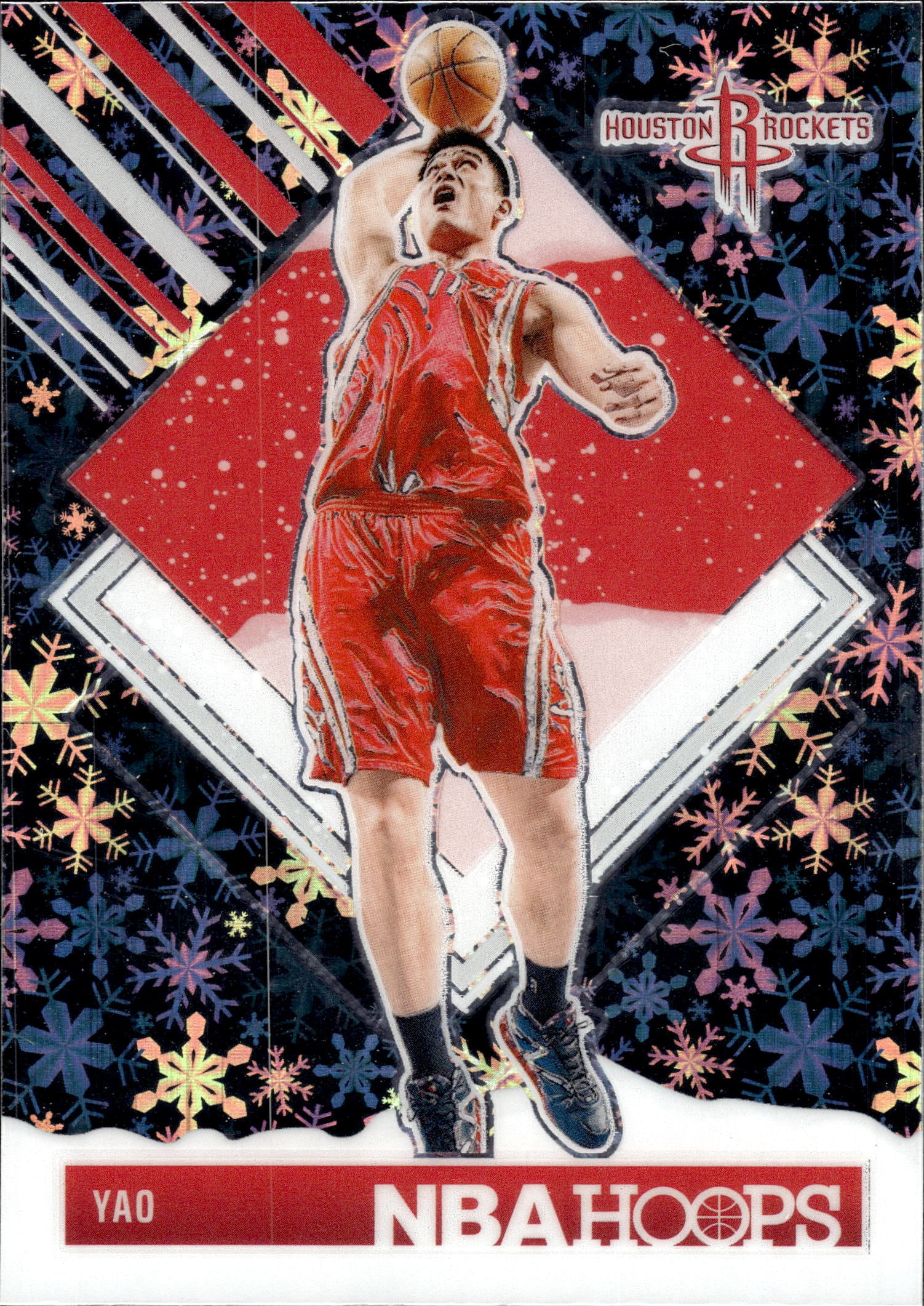 YAO MING 2024-25 HOOPS PREMIUM SNOWFLAKE PRIZM: NEAR MINT OR BETTER CONDITION 