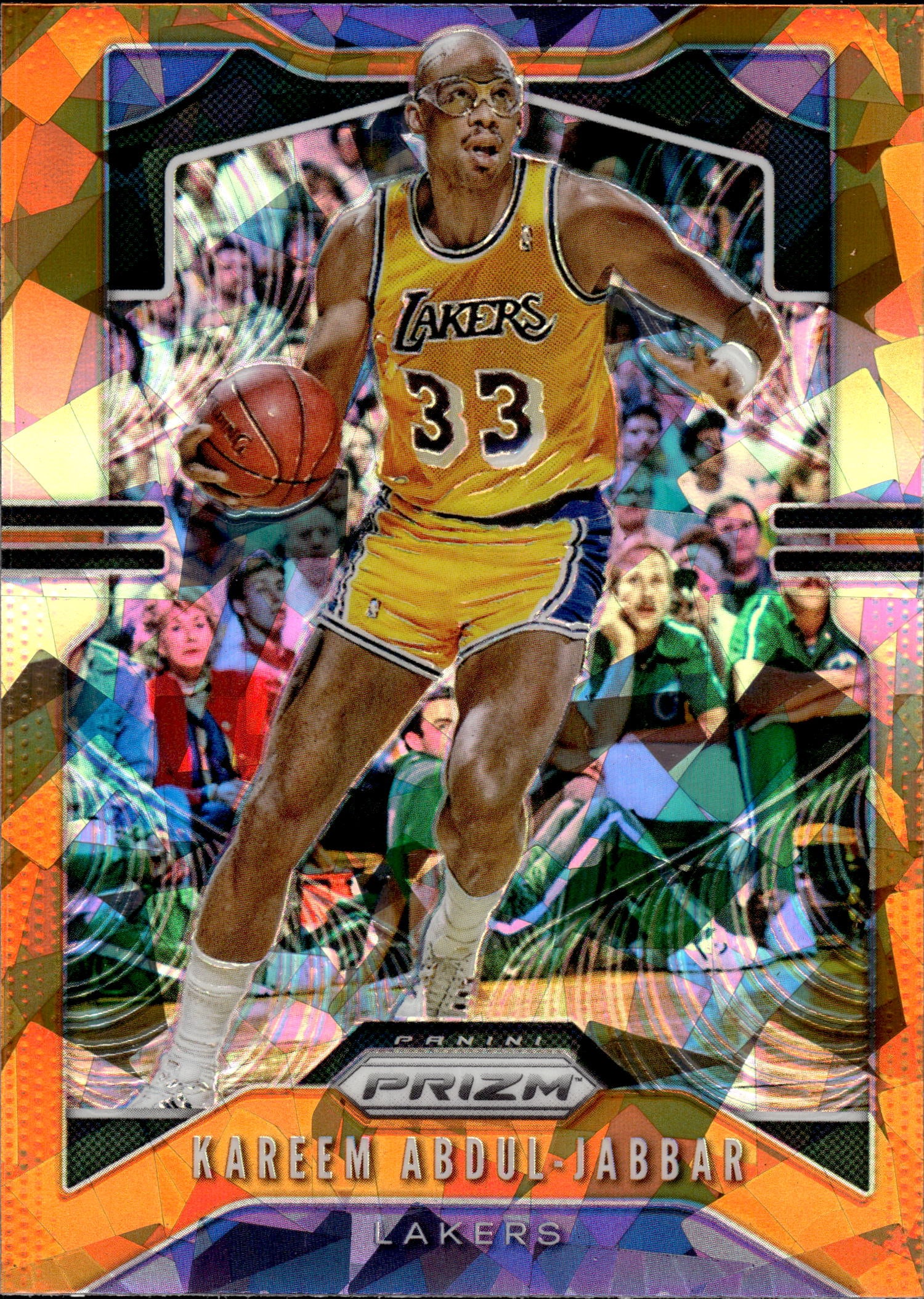 KAREEM ABDUL JABBAR 2019-20 PANINI PRIZM ORANGE ICE PRIZM: NEAR MINT OR BETTER CONDITION 
