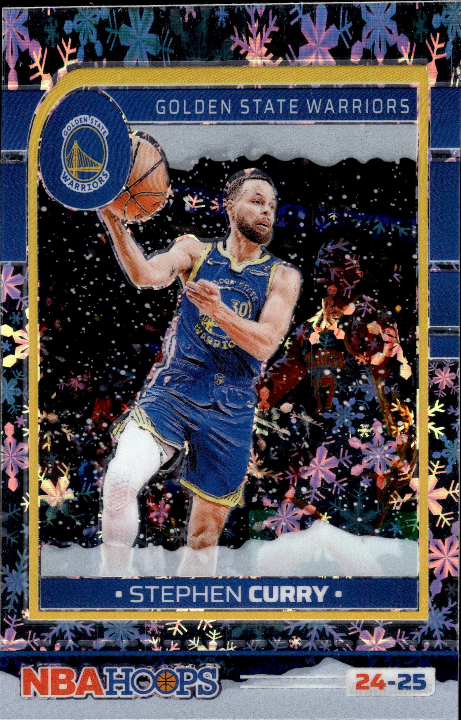 STEPHEN CURRY 2024-25 HOOPS PREMIUM SNOWFLAKE PRIZM: NEAR MINT OR BETTER CONDITION 