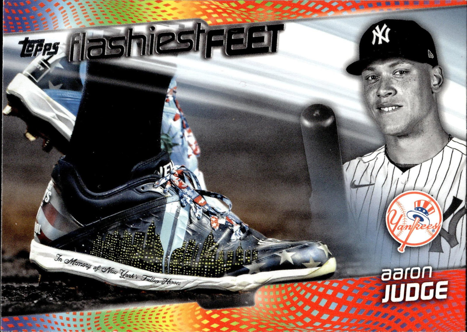 AARON JUDGE 2022 TOPPSFLASHIEST FEET INSERT: NEAR MINT OR BETTER CONDITION 