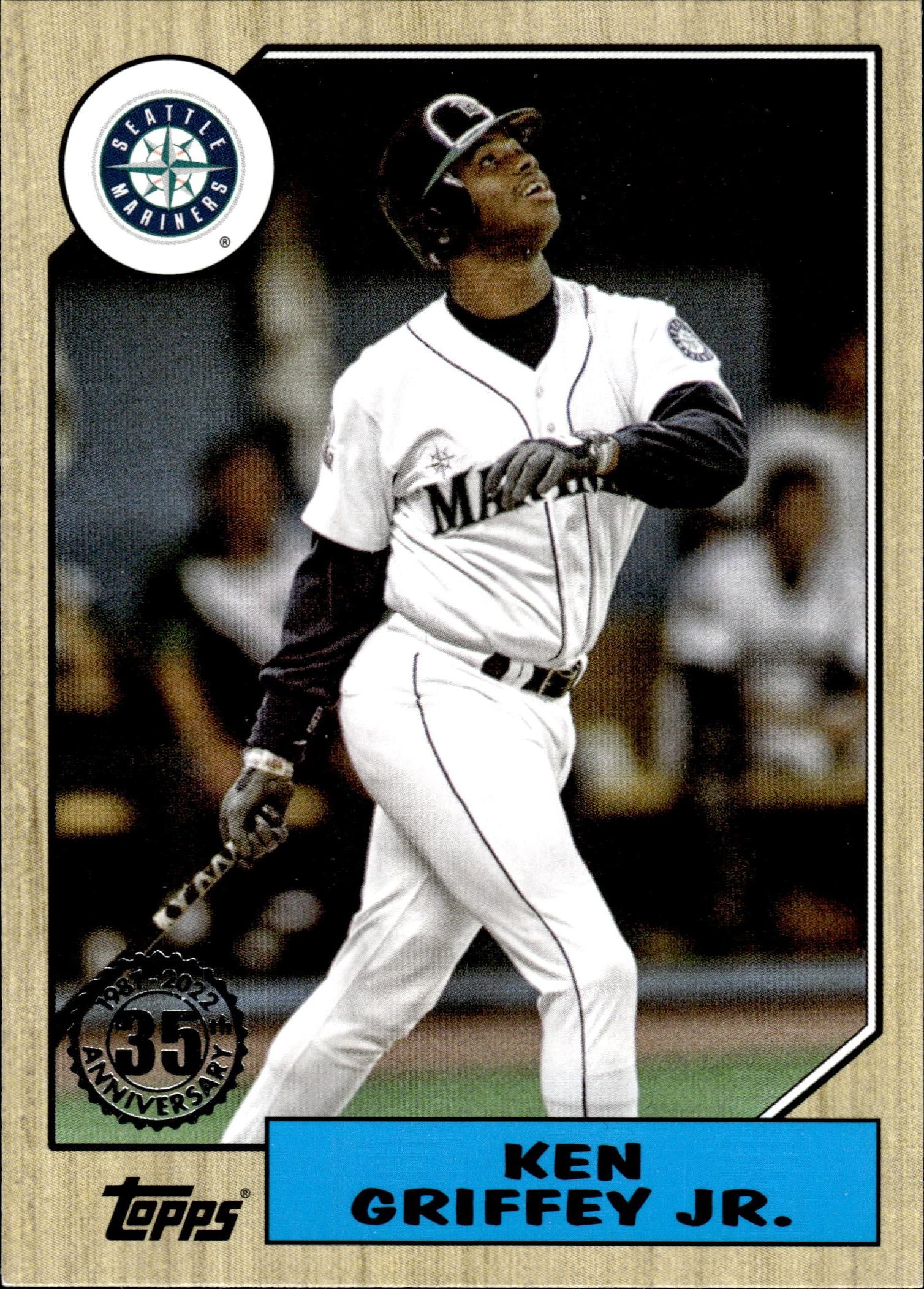 KEN GRIFFEY JR 2022 TOPPS 1987 RETRO INSERT: NEAR MINT OR BETTER CONDITION 