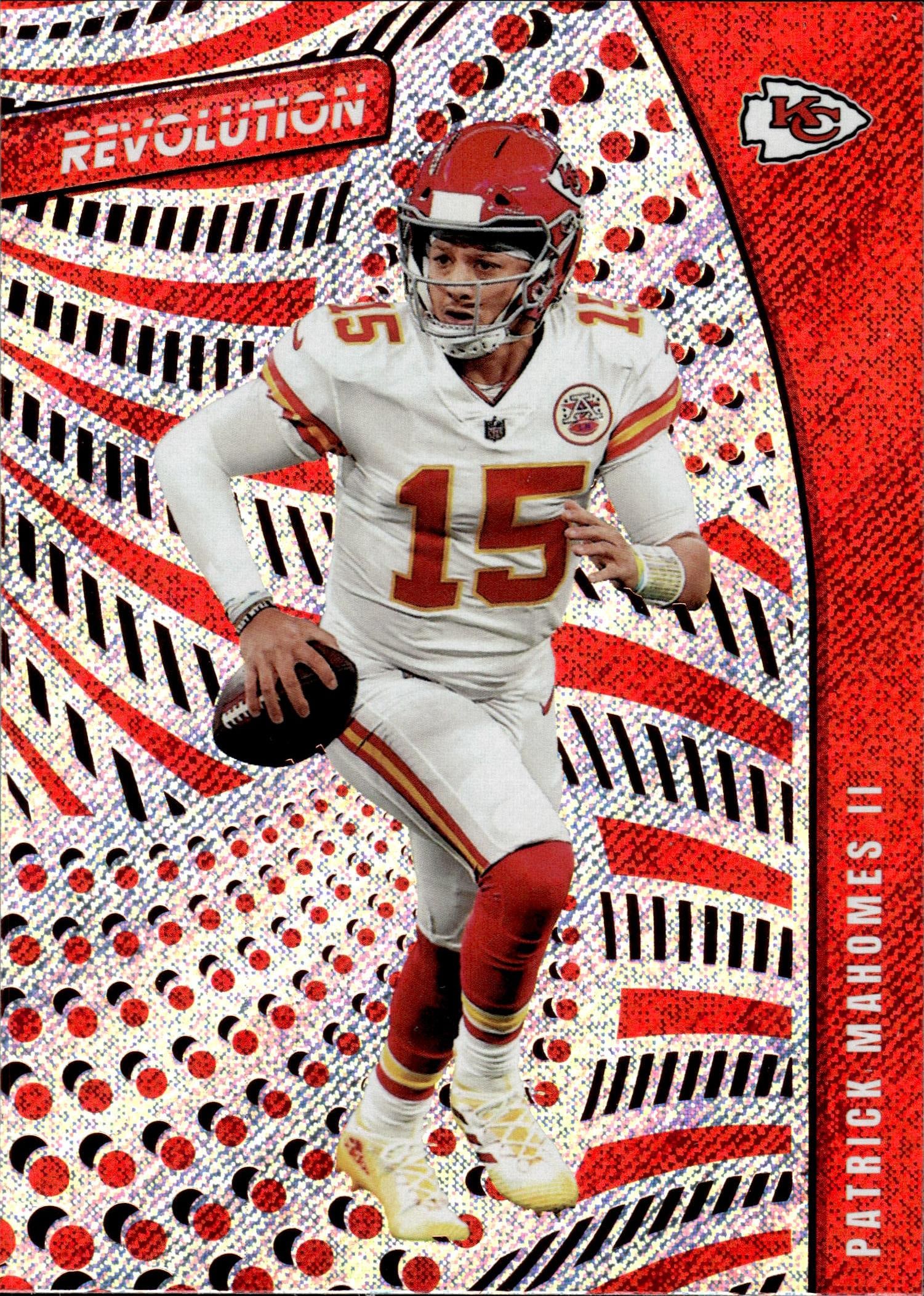 PATRICK MAHOMES 2021 PANINI REVOLUTION RAPTURE PARALLEL: NEAR MINT OR BETTER CONDITION 