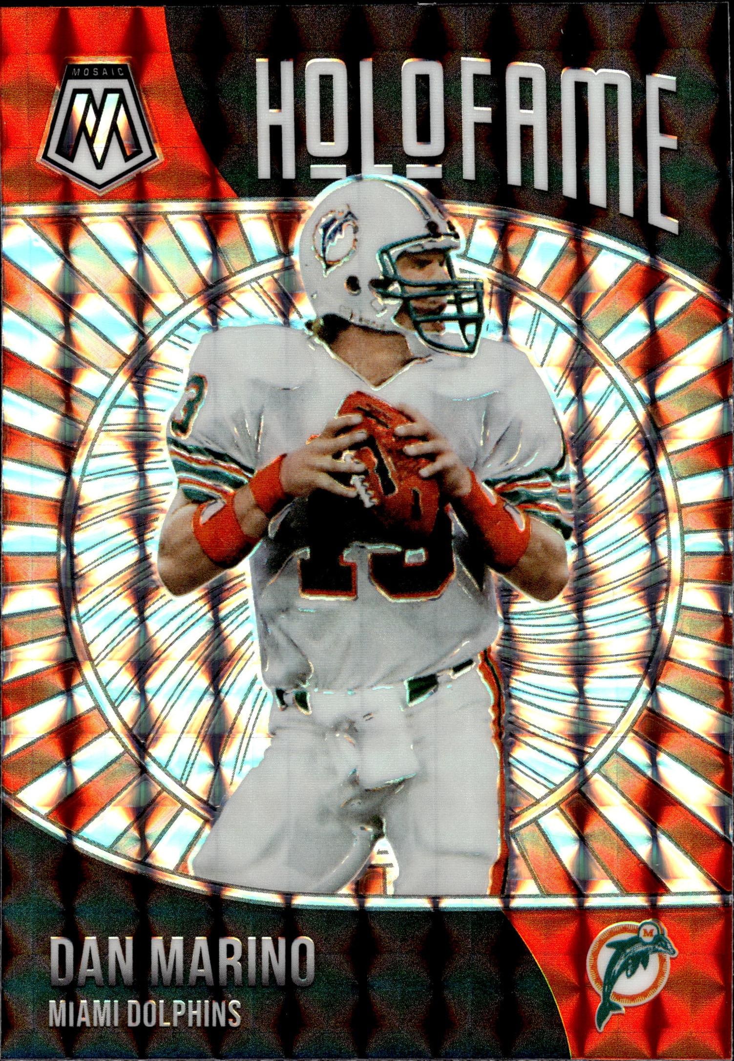 DAN MARINO 2021 PANINI MOSAIC HOLOFAME SILVER PRIZM: NEAR MINT OR BETTER CONDITION 