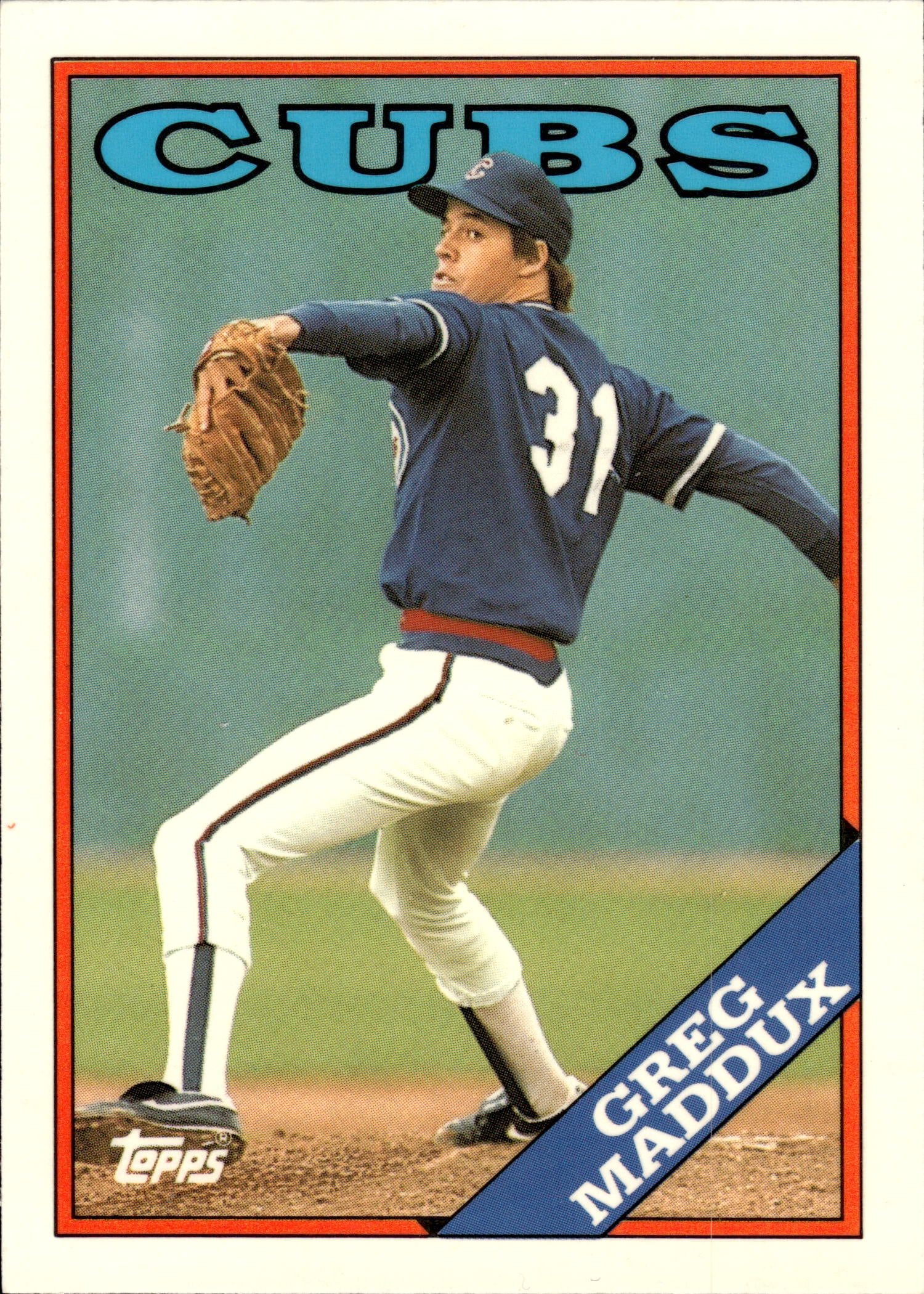 GREG MADDUX 1988 TOPPS TIFFANY: NEAR MINT OR BETTER CONDITION 