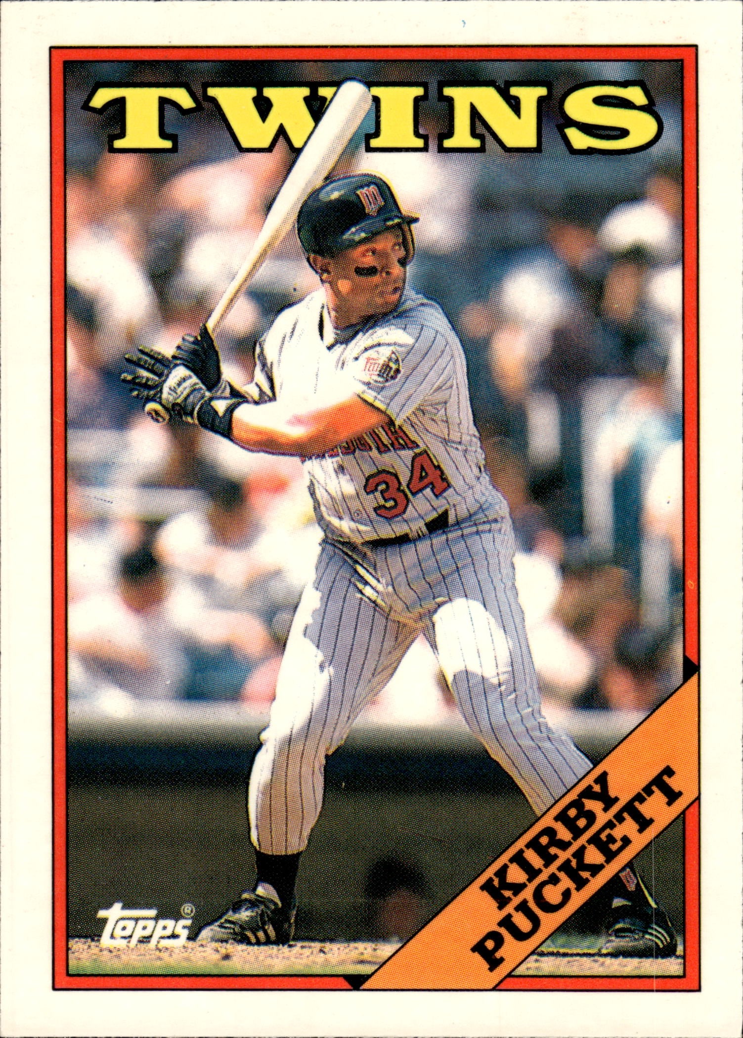 KIRBY PUCKETT 1988 TOPPS TIFFANY: NEAR MINT OR BETTER CONDITION