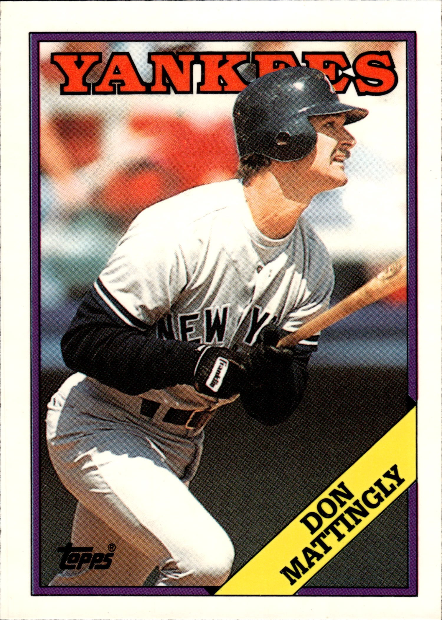 DON MATTINGLY 1988 TOPPS TIFFANY: NEAR MINT OR BETTER CONDITION 