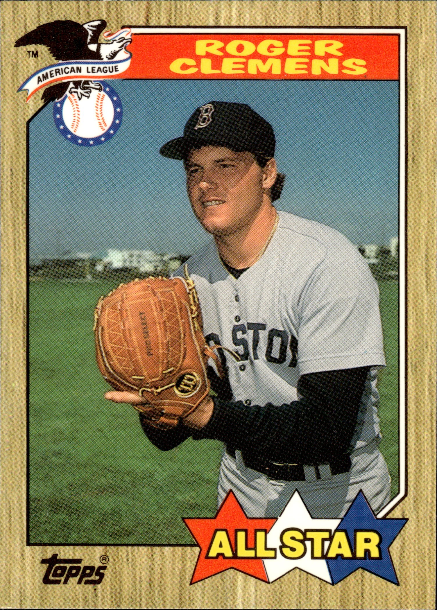 ROGER CLEMENS ALL-STAR 1987 TOPPS TIFFANY: NEAR MINT OR BETTER CONDITION 