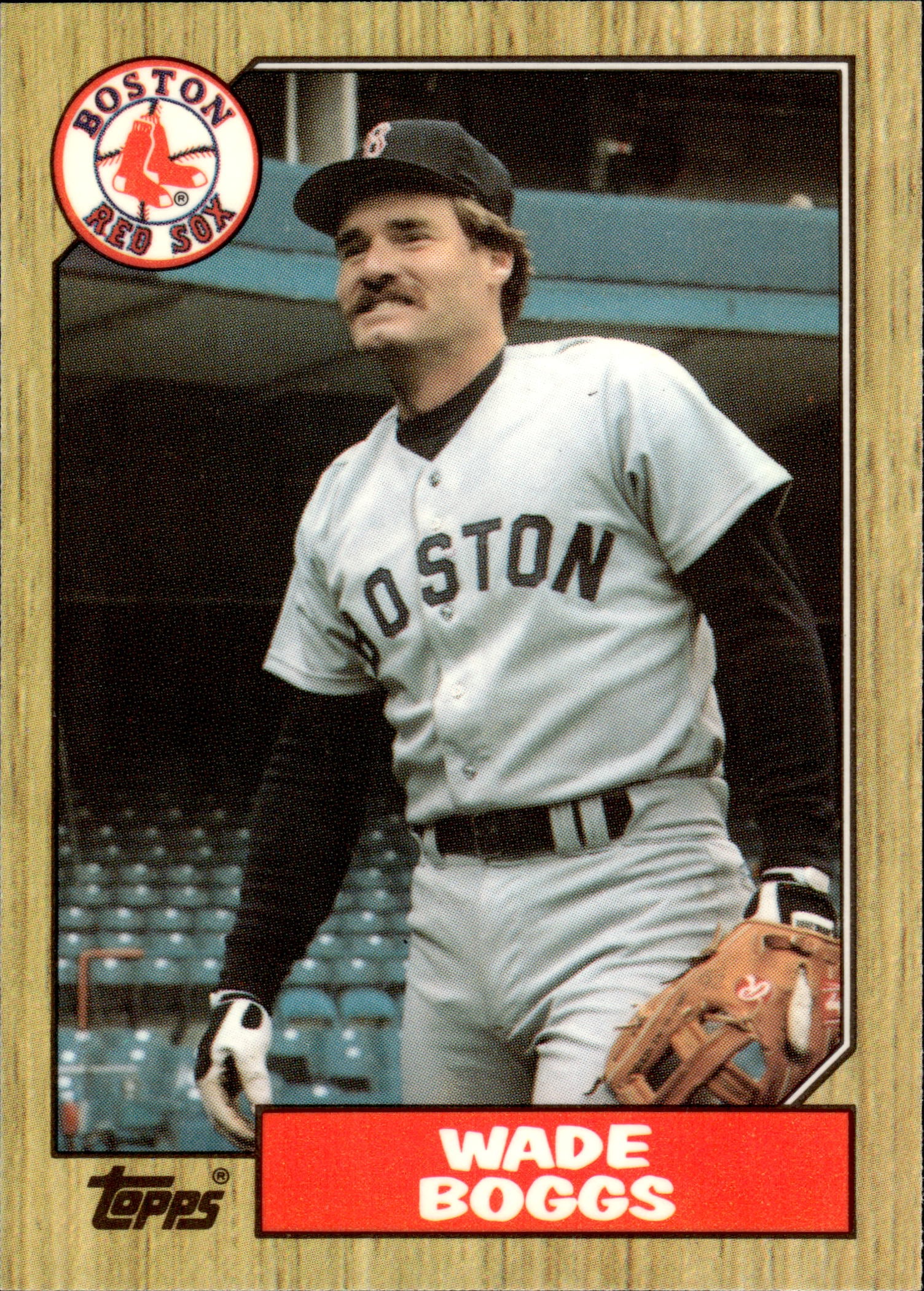 WADE BOGGS 1987 TOPPS TIFFANY: NEAR MINT OR BETTER CONDITION