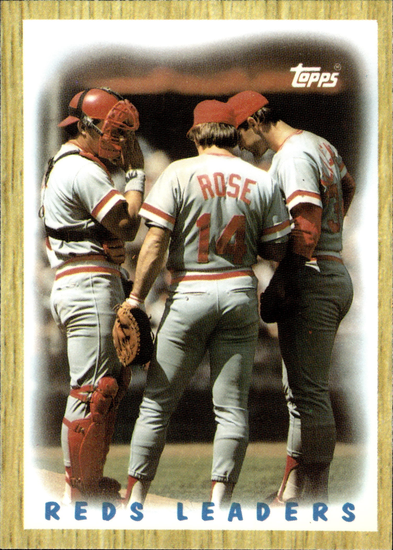 PETE ROSE REDS LEADERS 1987 TOPPS TIFFANY: NEAR MINT OR BETTER CONDITION