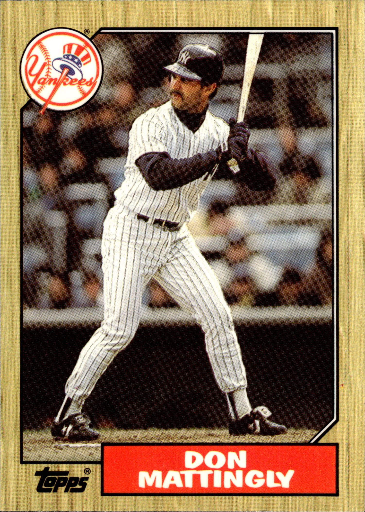 DON MATTINGLY 1987 TOPPS TIFFANY: NEAR MINT OR BETTER CONDITION 