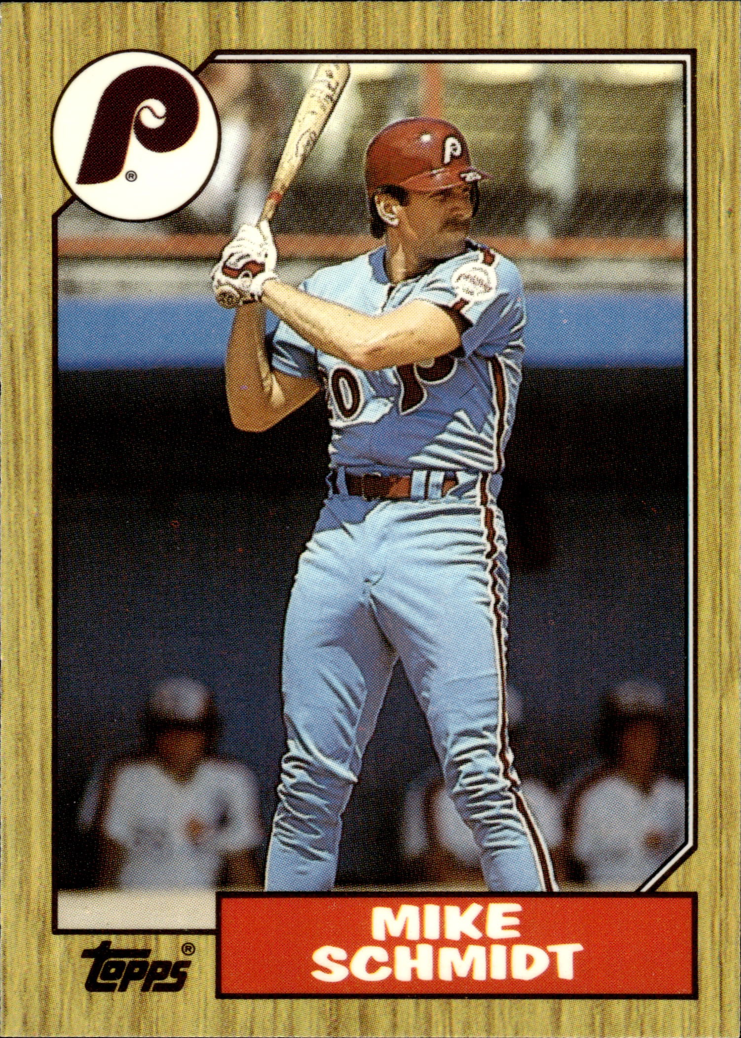 MIKE SCHMIDT 1987 TOPPS TIFFANY: NEAR MINT OR BETTER CONDITION 