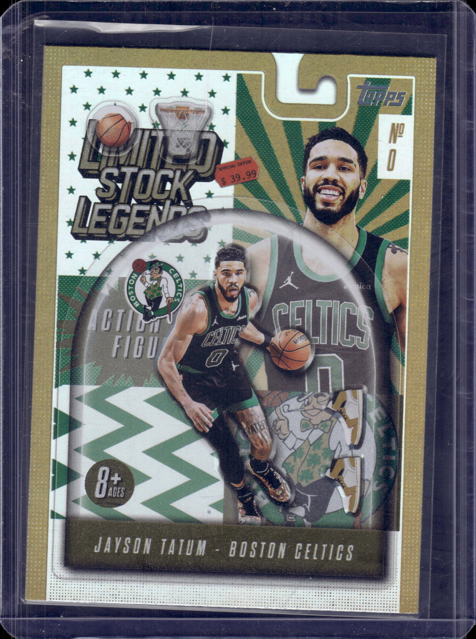 JAYSON TATUM 2025-26 TOPPS LIMITED STOCK LEGENDS INSERT: NEAR MINT OR BETTER CONDITION 