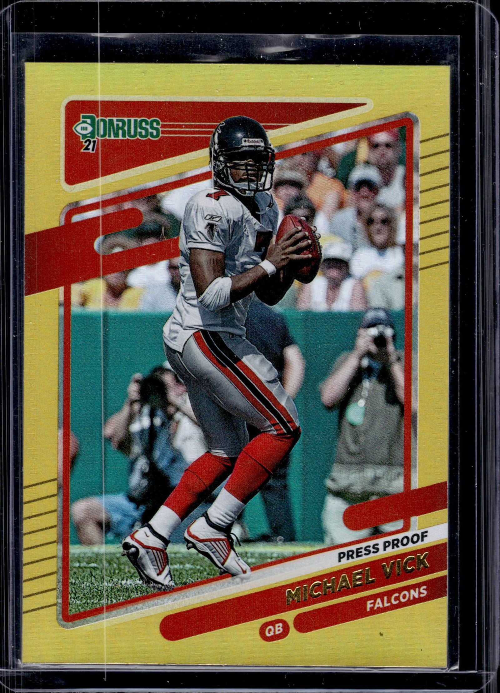 MICHAEL VICK 2021 DONRUSS GOLD PRESS PROOF SP: NEAR MINT OR BETTER CONDITION