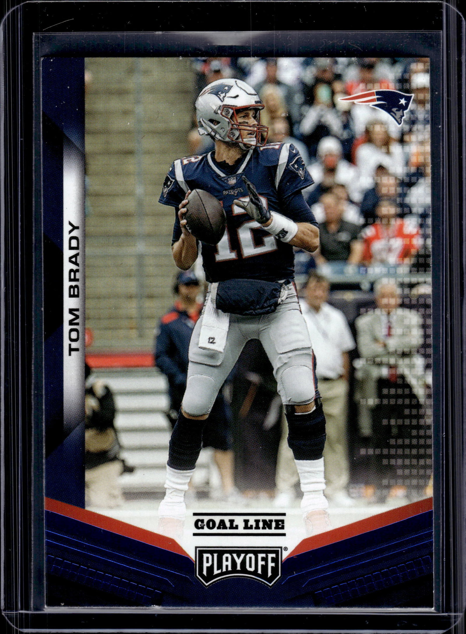 TOM BRADY 2019 PANINI PLAYOFF GOAL LINE PARALLEL: NEAR MINT OR BETTER CONDITION 
