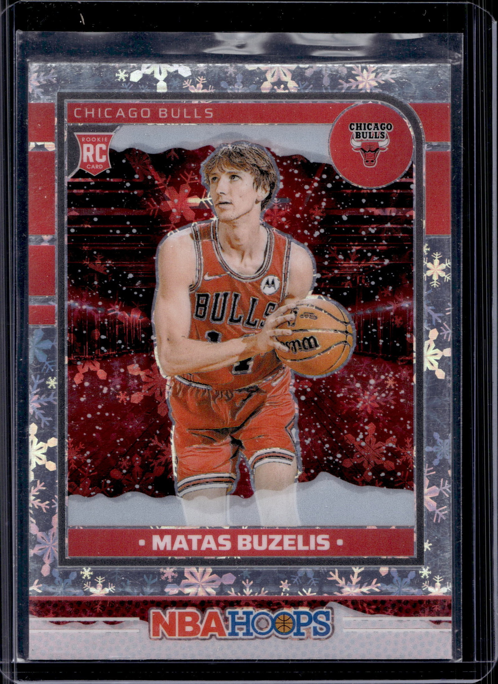 MATAS BUZELIS 2024-25 HOOPS PREMIUM SNOWFLAKE PRIZM ROOKIE CARD: NEAR MINT OR BETTER CONDITION 