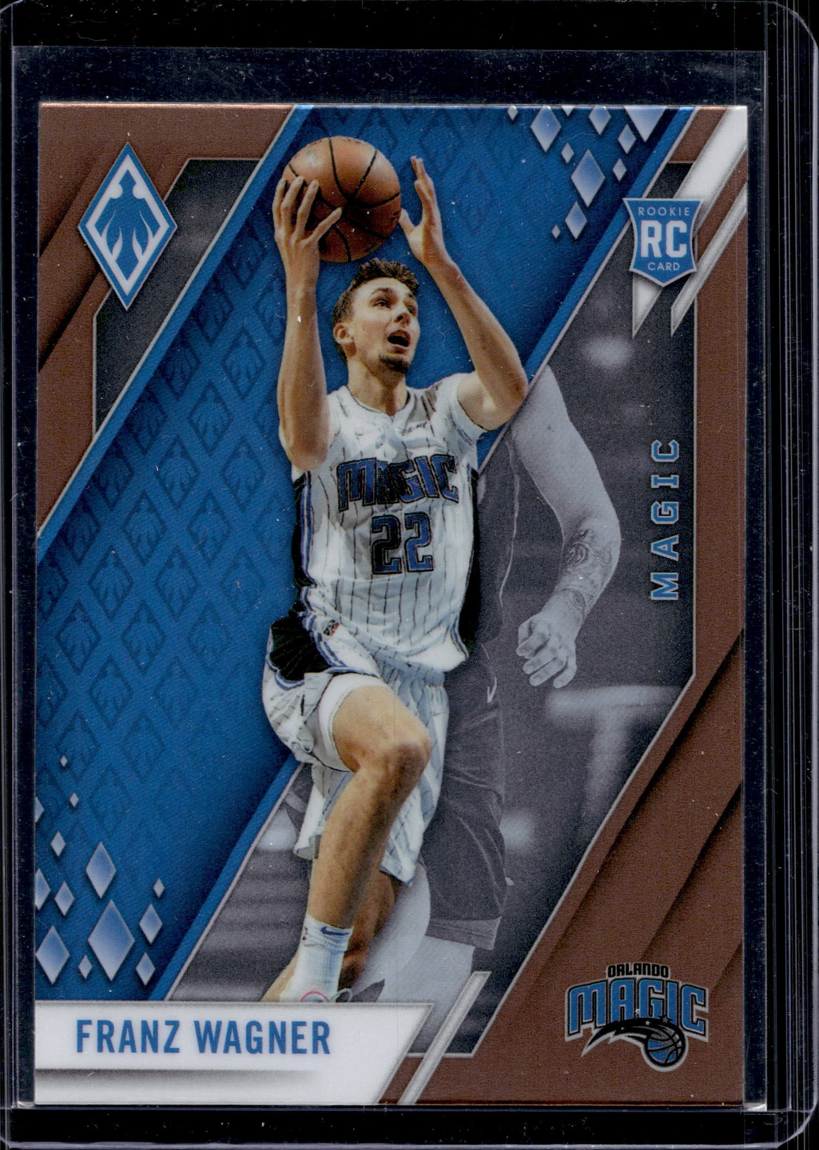 FRANZ WAGNER 2021-22 PANINI PHOENIX BRONZE PRIZM ROOKIE CARD SP: NEAR MINT OR BETTER CONDITION 
