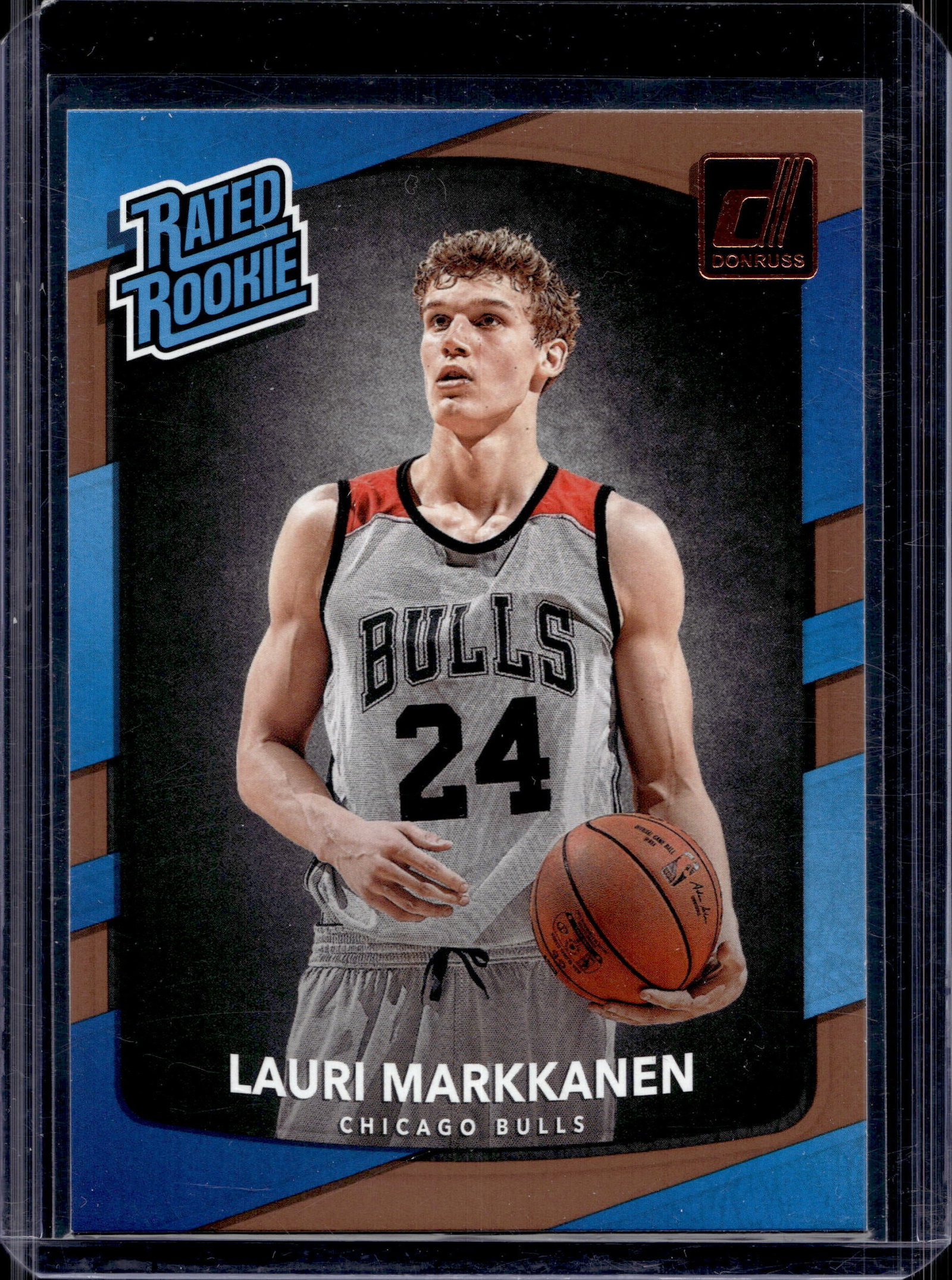 LAURI MARKKANEN 2017-18 DONRUSS ROOKIE CARD: NEAR MINT OR BETTER CONDITION 