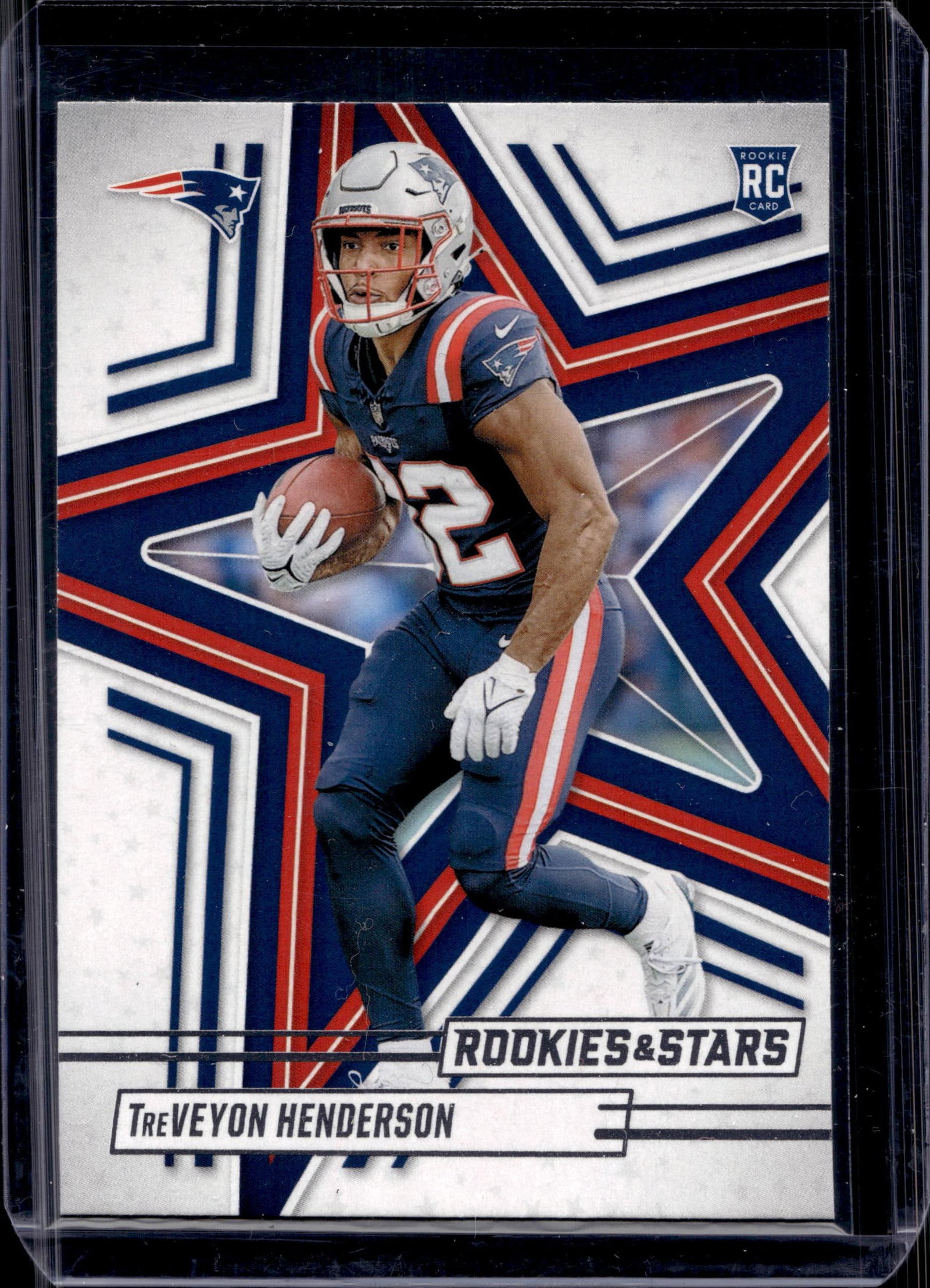 TREVEYON HENDERSON 2025 PANINI ROOKIES & STARS ROOKIE CARD: NEAR MINT OR BETTER CONDITION 