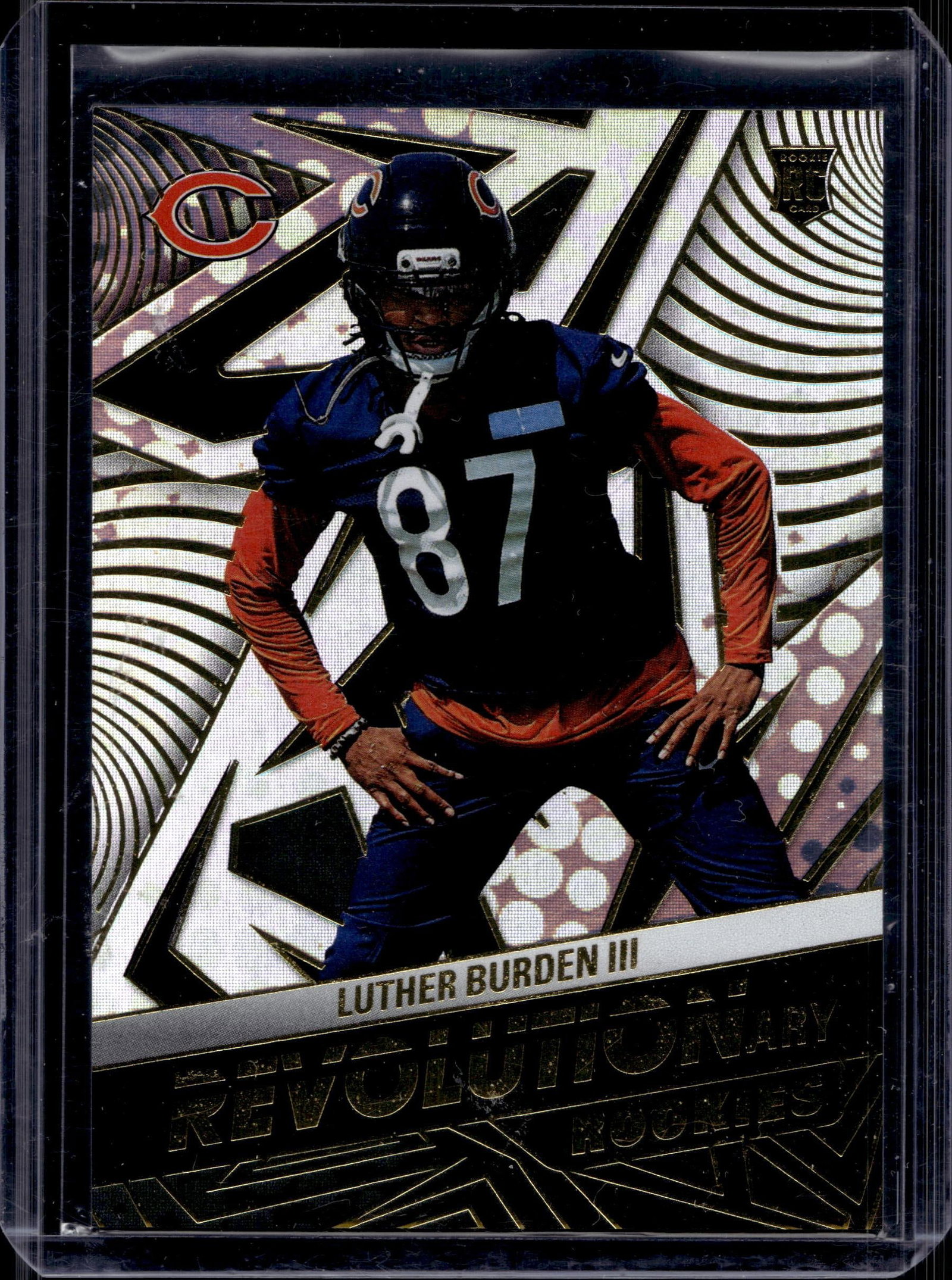 LUTHER BURDEN III 2025 PANINI REVOLUTION REVOLUTIONARY ROOKIE CARD: NEAR MINT OR BETTER CONDITION 