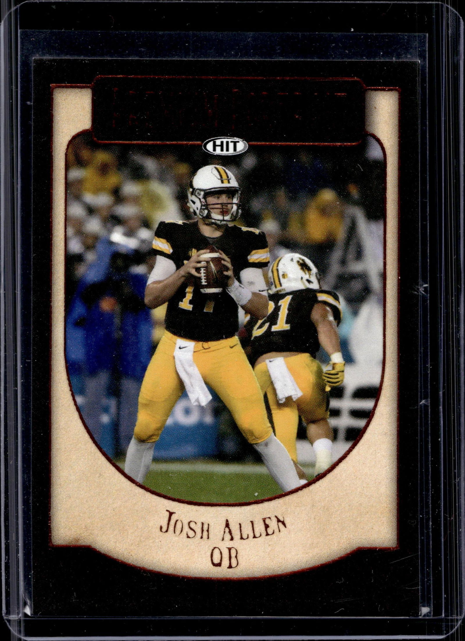 JOSH ALLEN 2018 SAGE HIT PREMIUM PORTRAIT ROOKIE CARD: NEAR MINT OR BETTER CONDITION 