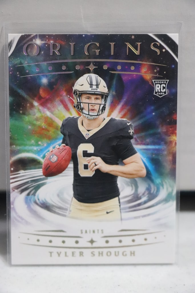 TYLER SHOUGH 2025 PANINI ORIGINS ROOKIE CARD: NEAR MINT OR BETTER CONDITION 