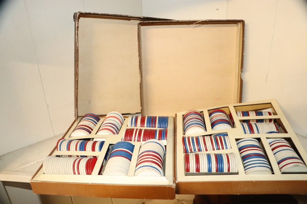VINTAGE POKER CHIPS (1 of 1)