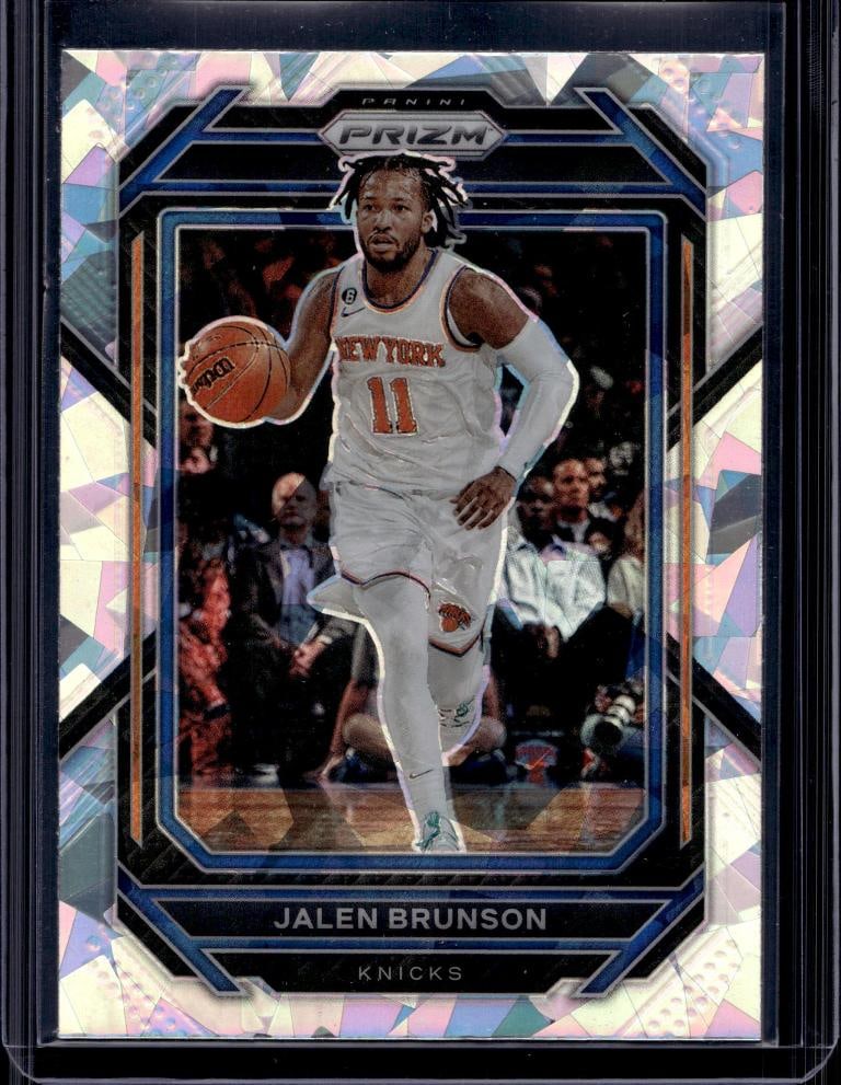 JALEN BRUNSON 2022-23 PANINI PRIZM SILVER ICE PRIZM: NEAR MINT OR BETTER CONDITION 
