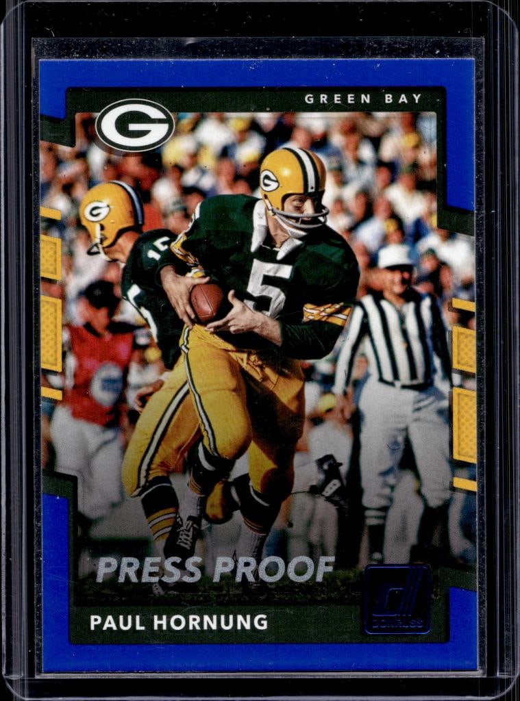 PAUL HORNUNG 2017 DONRUSS BLUE PRESS PROOF: NEAR MINT OR BETTER CONDITION 