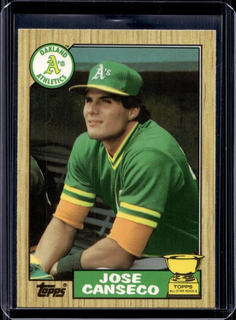 JOSE CANSECO 1987 TOPPS TIFFANY: NEAR MINT OR BETTER CONDITION 