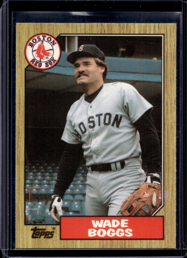 WADE BOGGS 1987 TOPPS TIFFANY: NEAR MINT OR BETTER CONDITION 