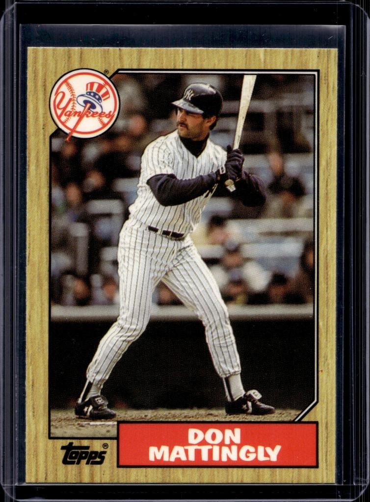 DON MATTINGLY 1987 TOPPS TIFFANY: NEAR MINT OR BETTER CONDITION 