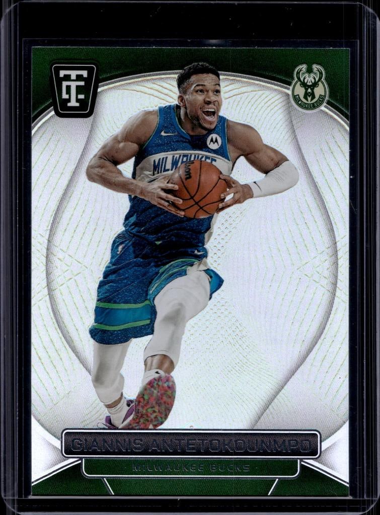 GIANNIS ANTETOKOUNMPO 2024-25 PANINI TOTALLY CERTIFIED MIRROR SILVER: NEAR MINT OR BETTER CONDITION 