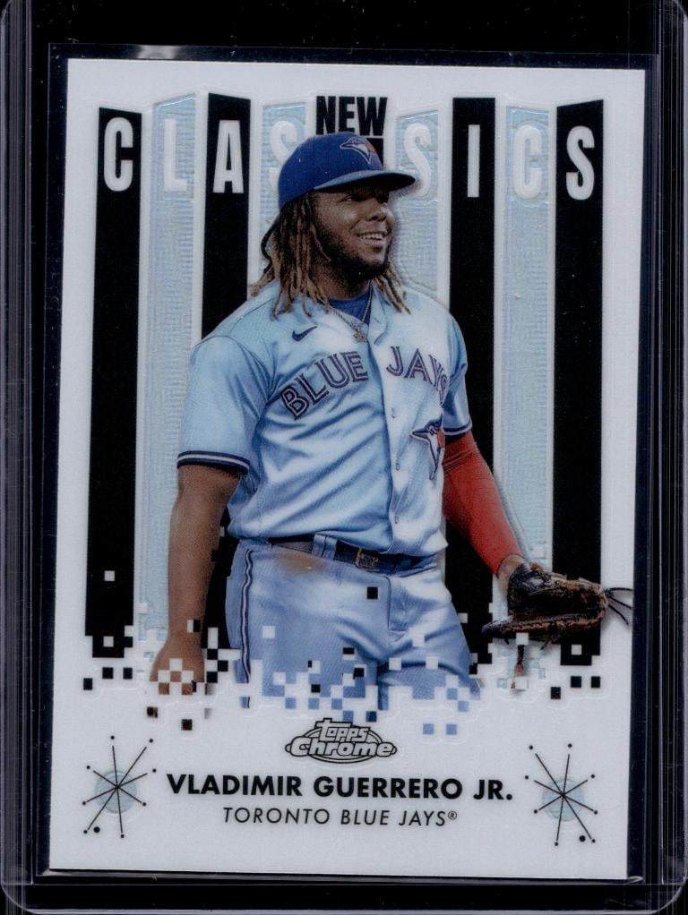 VLADIMIR GUERRERO JR 2022 TOPPS CHROME NEW CLASSICS REFRACTOR: NEAR MINT OR BETTER CONDITION 
