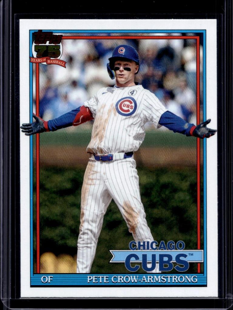 PETE CROW ARMSTRONG 2026 TOPPS 1991 RETRO INSERT: NEAR MINT OR BETTER CONDITION 