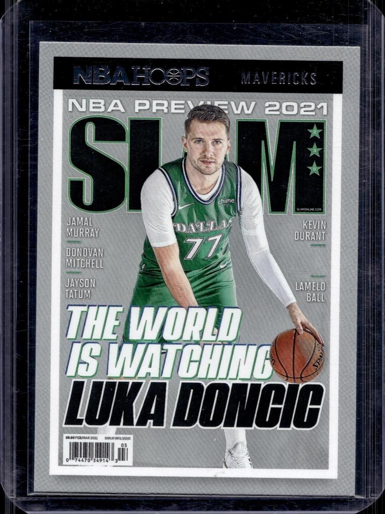LUKA DONCIC 2021-22 HOOPS SLAM MAGAZINE INSERT: NEAR MINT OR BETTER CONDITION 