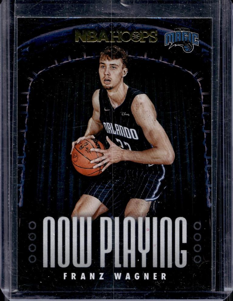 FRANZ WAGNER 2021-22 PANINI HOOPS NOW PLAYING HOLO ROOKIE CARD: NEAR MINT OR BETTER CONDITION 