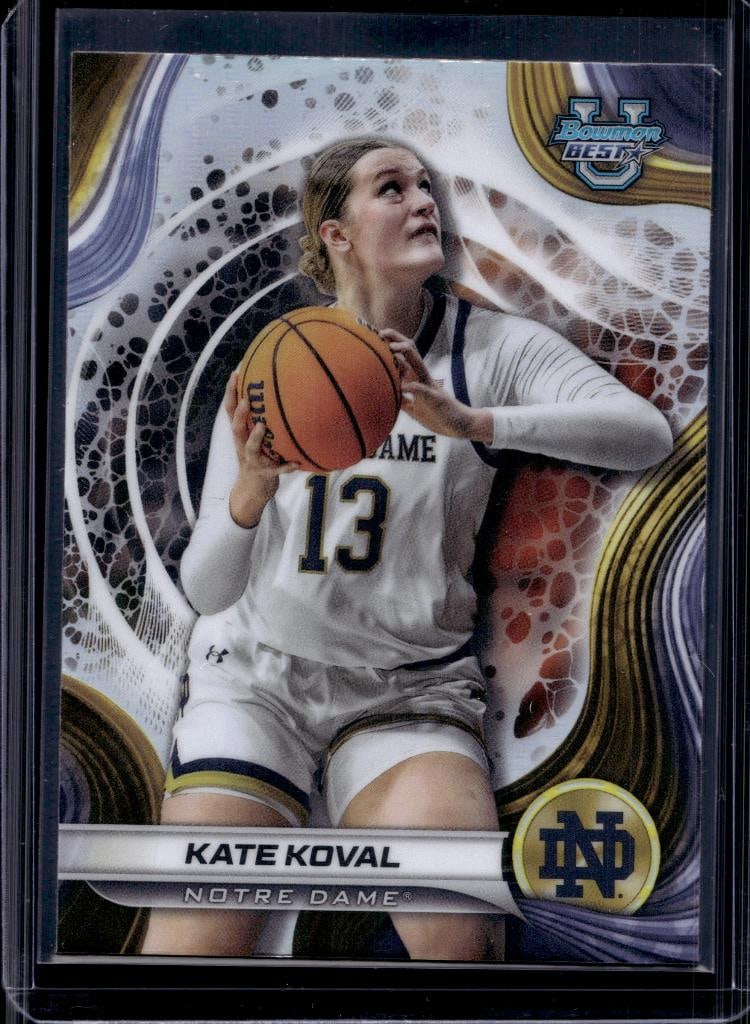 KATE KOVAL 2025 BOWMANS BEST REFRACTOR NIL ROOKIE CARD: NEAR MINT OR BETTER CONDITION
