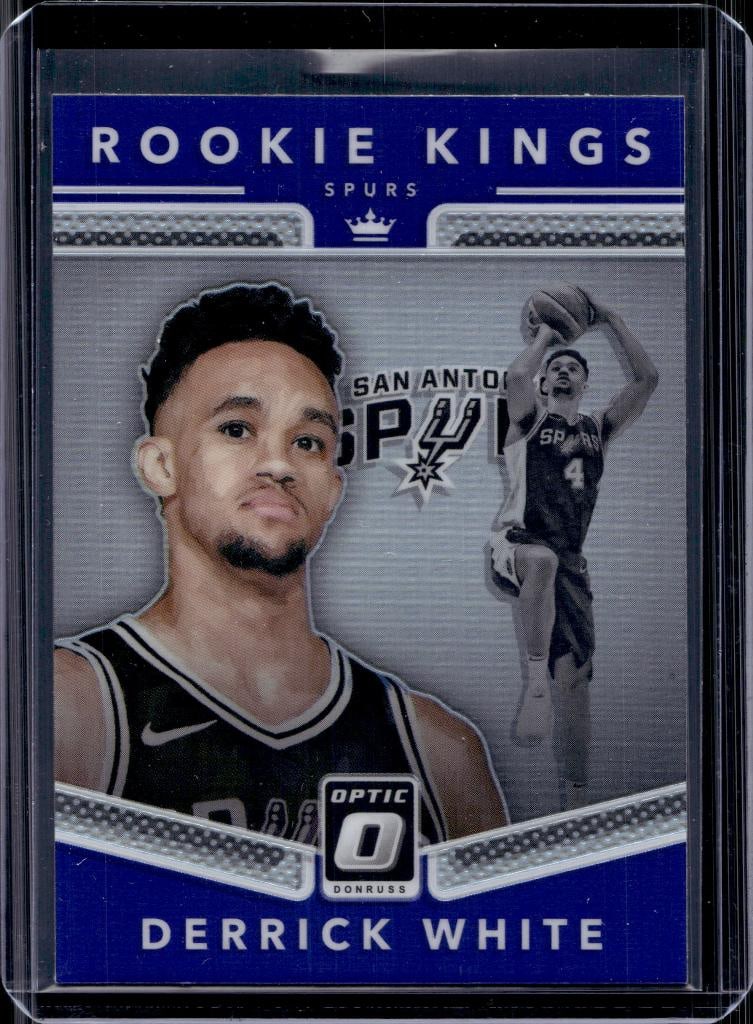 DERRICK WHITE 2017-18 PANINI OPTIC PURPLE PRIZM ROOKIE CARD: NEAR MINT OR BETTER CONDITION 