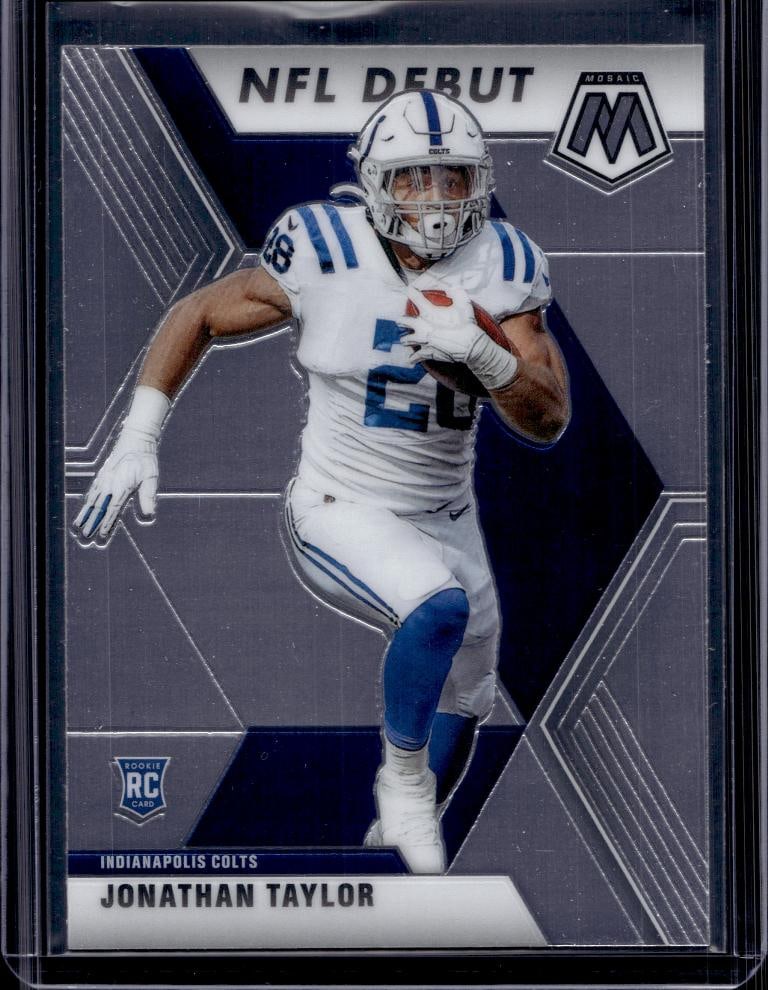 JONATHAN TAYLOR 2020 PANINI MOSAIC ROOKIE CARD: NEAR MINT OR BETTER CONDITION 