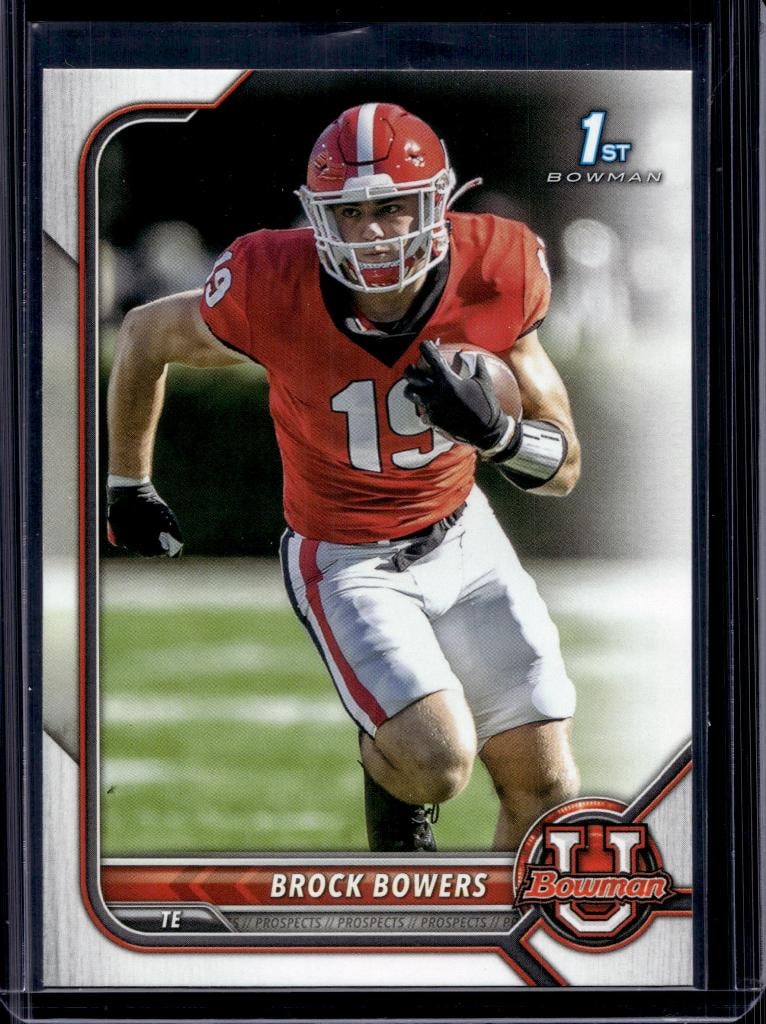 BROCK BOWERS 2022 BOWMAN U 1ST NIL ROOKIE CARD: NEAR MINT OR BETTER CONDITION