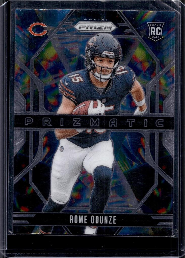 ROME ODUNZE 2024 PANINI PRIZM PRIZMATIC ROOKIE CARD: NEAR MINT OR BETTER CONDITION 